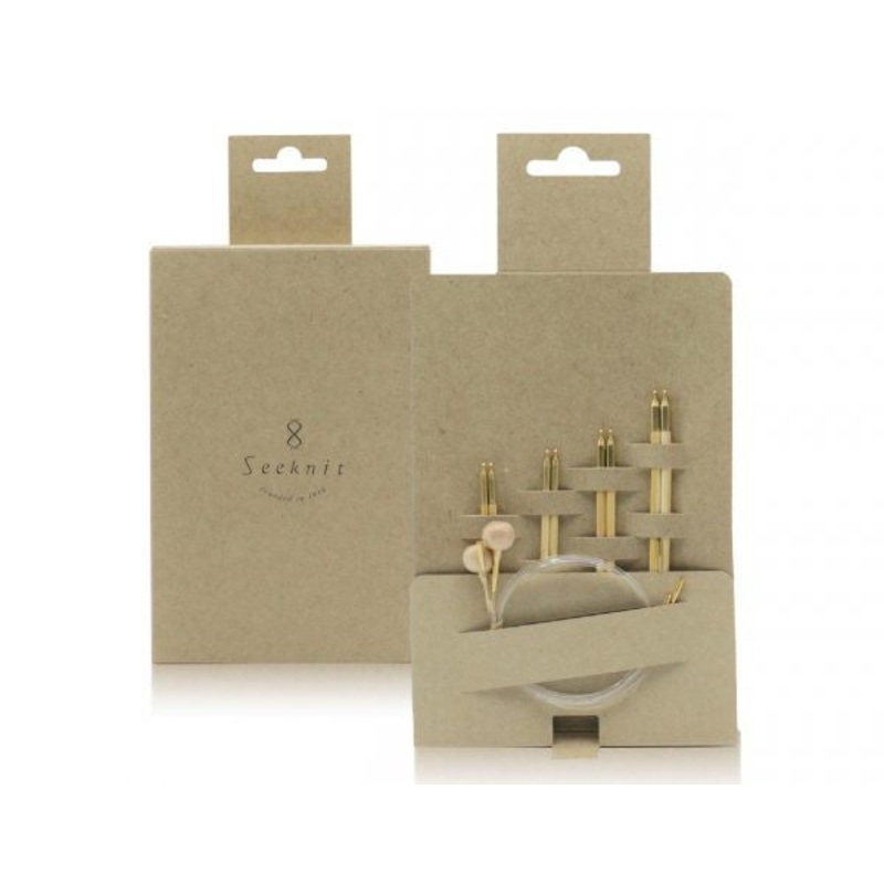 Kinki Amibari Shirotake Interchangeable Circular Small Set with 4 Sizes, 10cm / 4