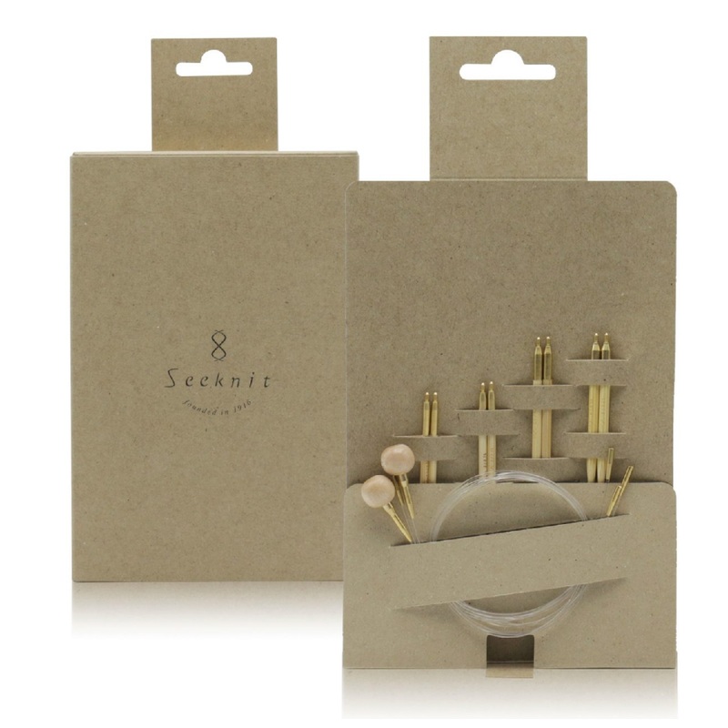 Kinki Amibari Shirotake Interchangeable Circular Small Set with 4 Sizes, 5cm / 2