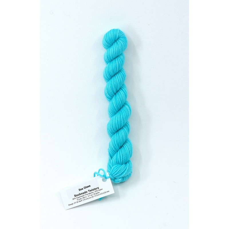 Sea Glass - Socknado Mini Twister 20 Gram - Dyed Stock