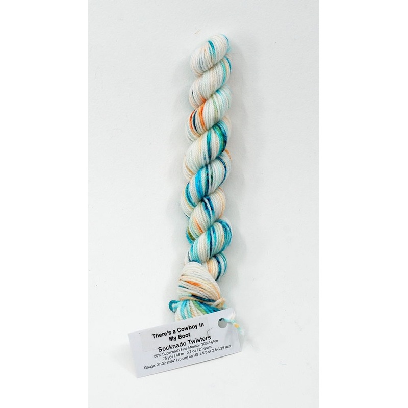There's a Cowboy in my Boot - Socknado Mini Twister 20 Gram - Dyed Stock