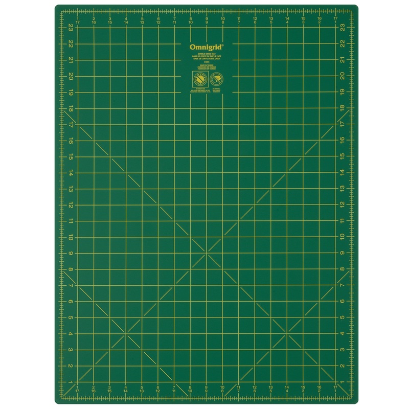 Omnigrid Double Sided Metric & Imperial Cutting Mat 18 x 24