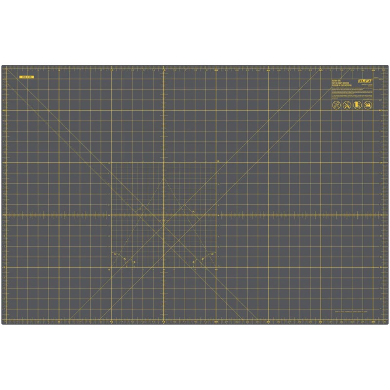 24x36 Double-Sided Self-Healing Rotary Mat, Gray