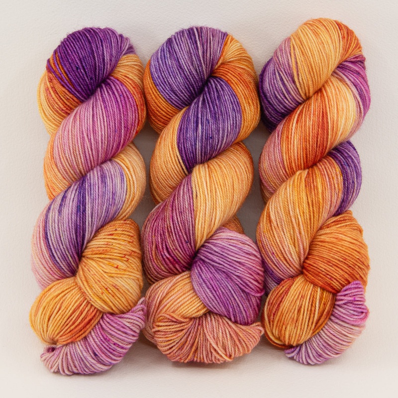 Ametrine - Socknado Fingering - Dyed Stock