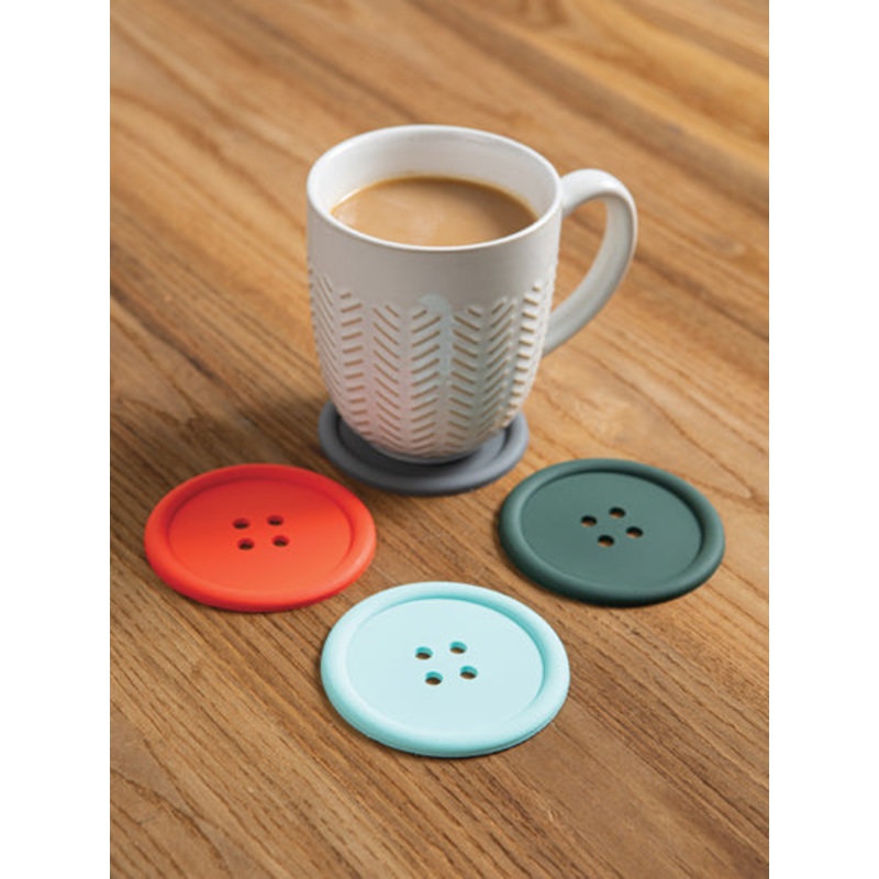 Annie's Button Coasters 4/Pkg.