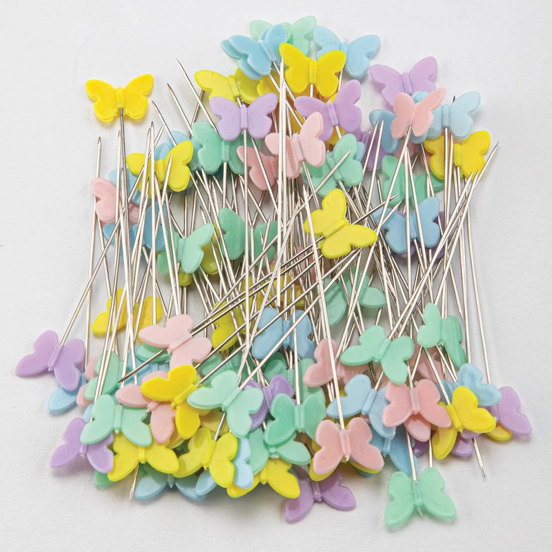 Annie's Sewing Pins 100pc-Butterfly