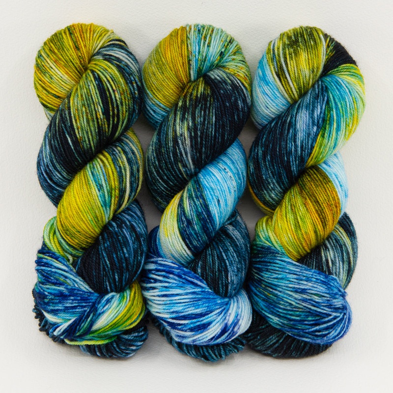 Starry Night - Van Gogh - Passion 8 Fingering - Dyed Stock