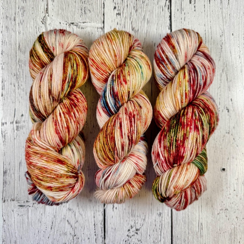 The Poppy Field - Monet - Socknado Fingering - Dyed Stock