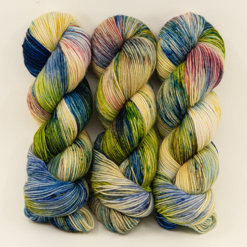 Woman With a Parasol - Renoir - Passion 8 Fingering - Dyed Stock