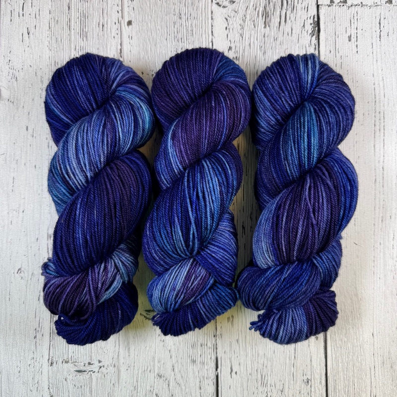 Deep Space - Merino DK / Light Worsted - Dyed Stock