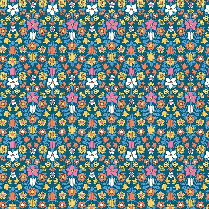 Hampstead Meadow A-Fat Quarter 18"x22" & Half Yard 18"x44" & Full yard 36"x44"