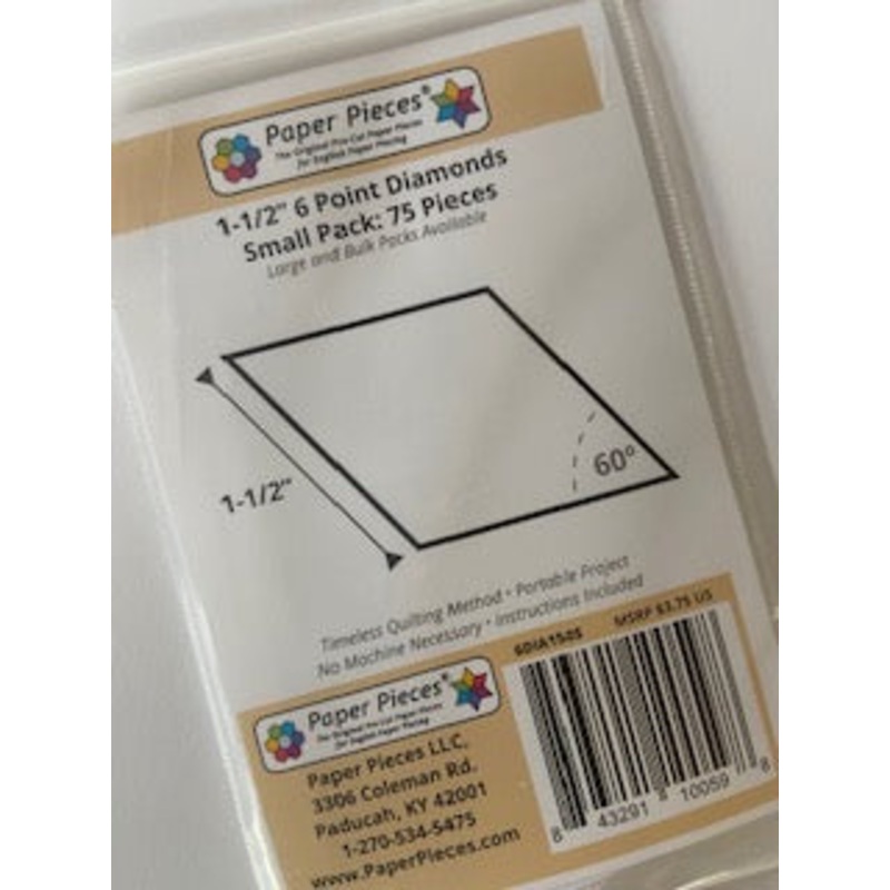 1.5 60 degree Diamonds-75 pack