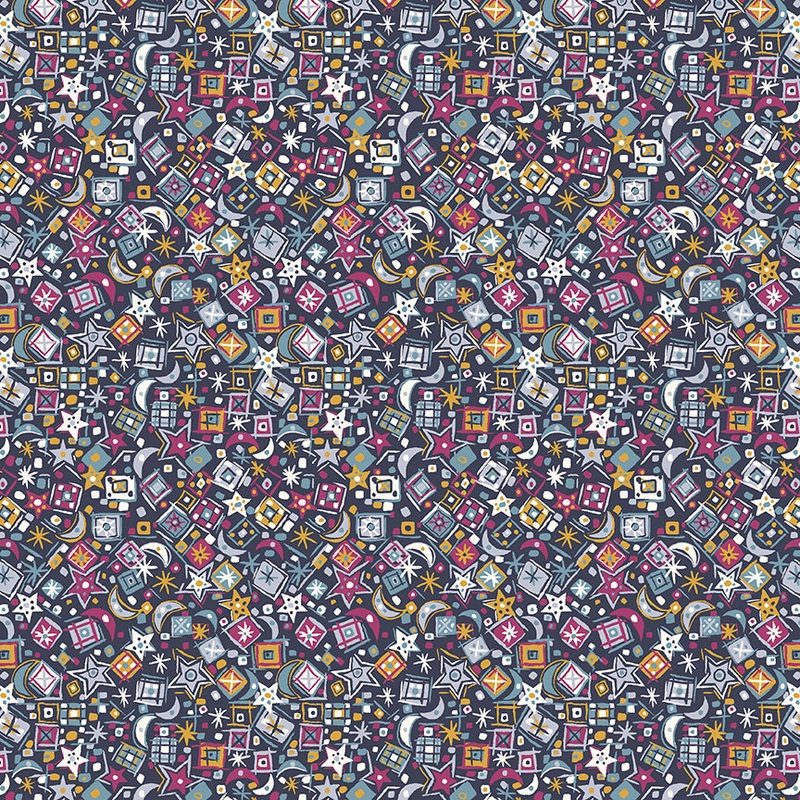 Christmas Charm B-Fat Quarter 18"x22" & Half Yard 18"x44" & Full yard 36"x44"