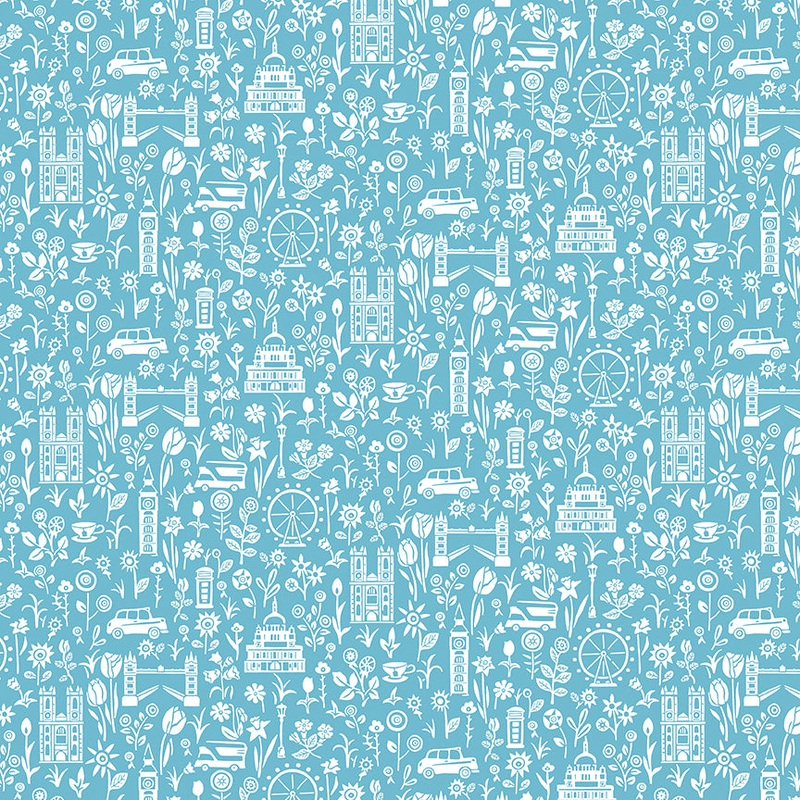 City Sights A-Fat Quarter 18"x22" & Half Yard 18"x44" & Full yard 36"x44"