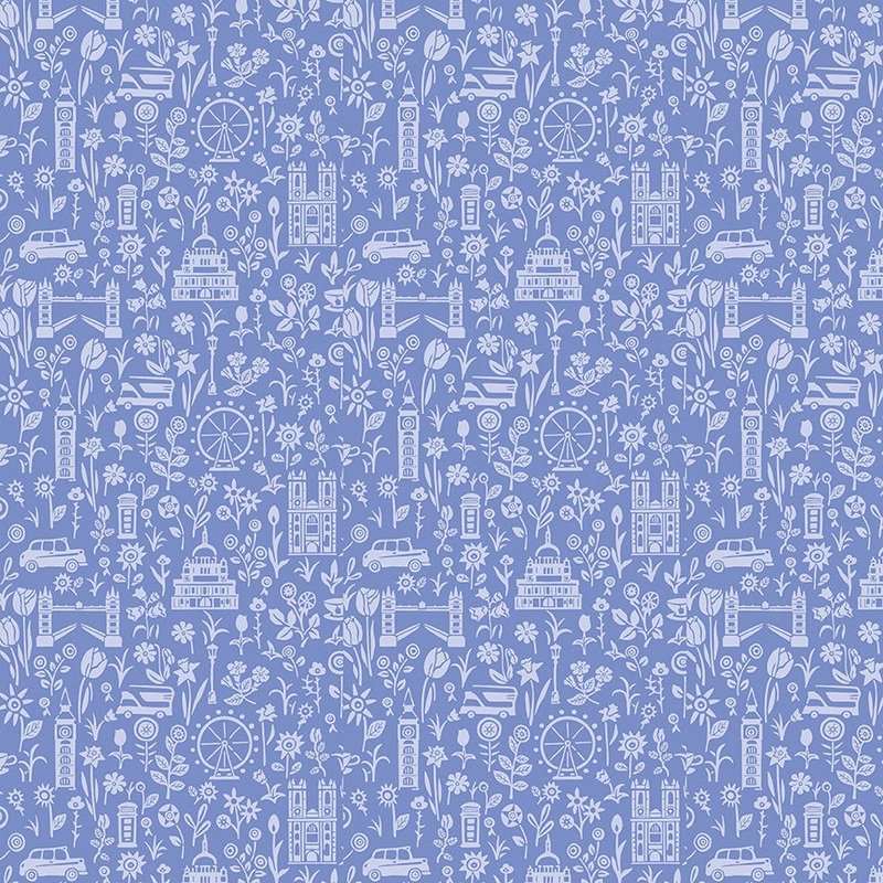 City Sights B-Fat Quarter 18"x22" & Half Yard 18"x44" & Full yard 36"x44"