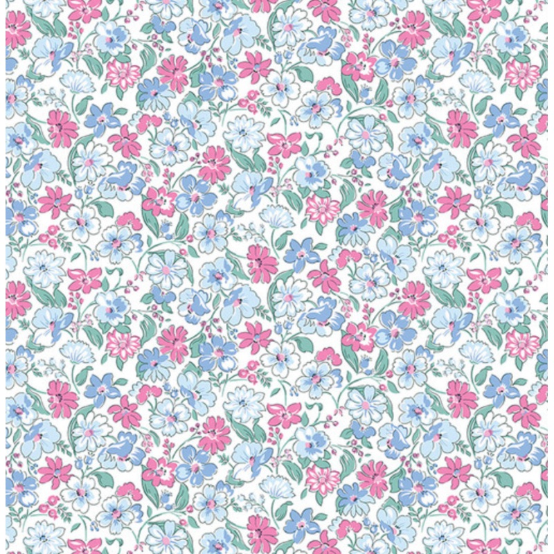 Heirloom 1 Floral Joy-Fat Quarter 18"x22" & Half Yard 18"x44" & Full yard 36"x44"