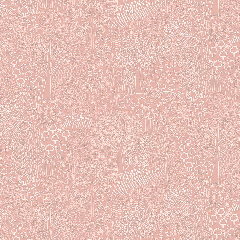 Hillside Adventure Arboretum-Fat Quarter 18"x22" & Half Yard 18"x44" & Full yard 36"x44"