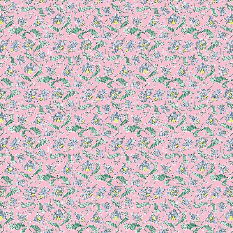 Park gates B-Fat Quarter 18"x22" & Half Yard 18"x44" & Full yard 36"x44"