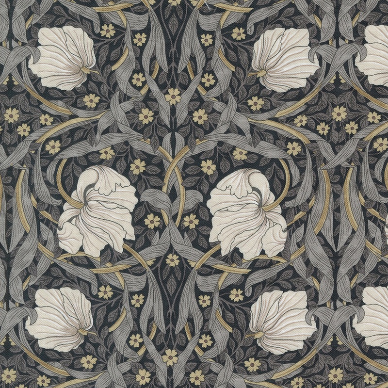 Pimpernel Charcoal-Fat Quarter 18"x22" & Half Yard 18"x44" & Full yard 36"x44"