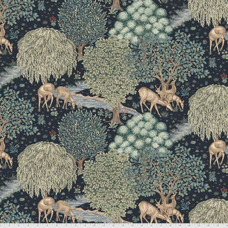 The Brook-Fat Quarter 18"x22" & Half Yard 18"x44" & Full yard 36"x44"