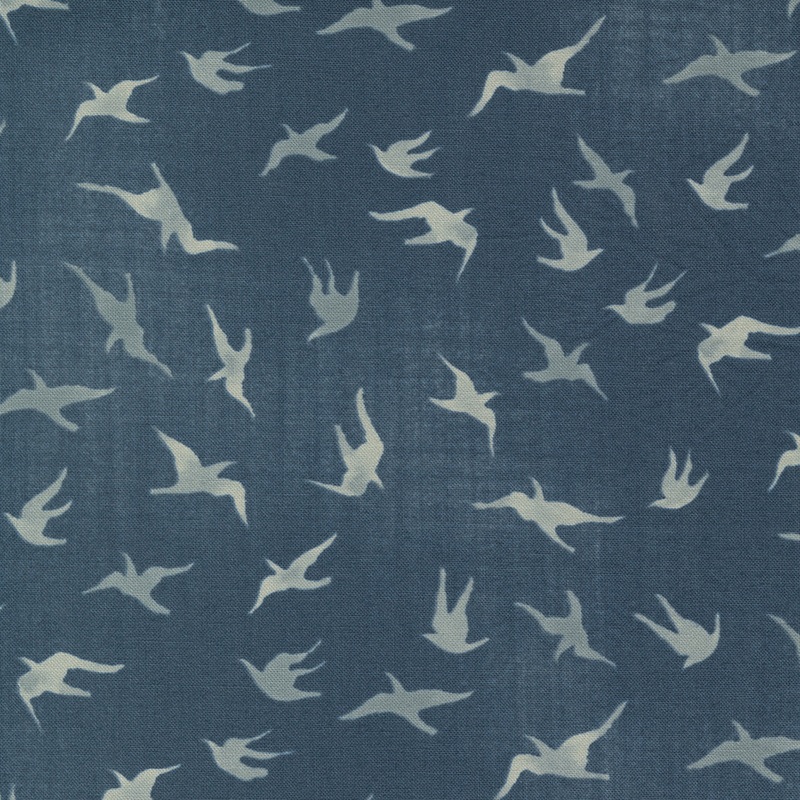To the Sea -Birds-Fat Quarter 18"x22" & Half Yard 18"x44" & Full yard 36"x44"