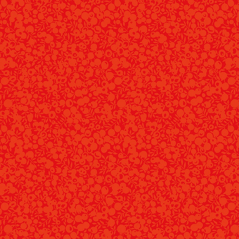 Wiltshire Shadow Poppy-Fat Quarter 18"x22" & Half Yard 18"x44" & Full yard 36"x44"