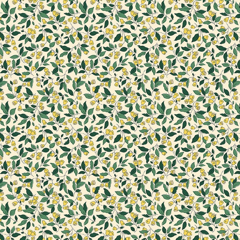 Chiming Bells A-Fat Quarter 18"x22" & Half Yard 18"x44" & Full yard 36"x44"