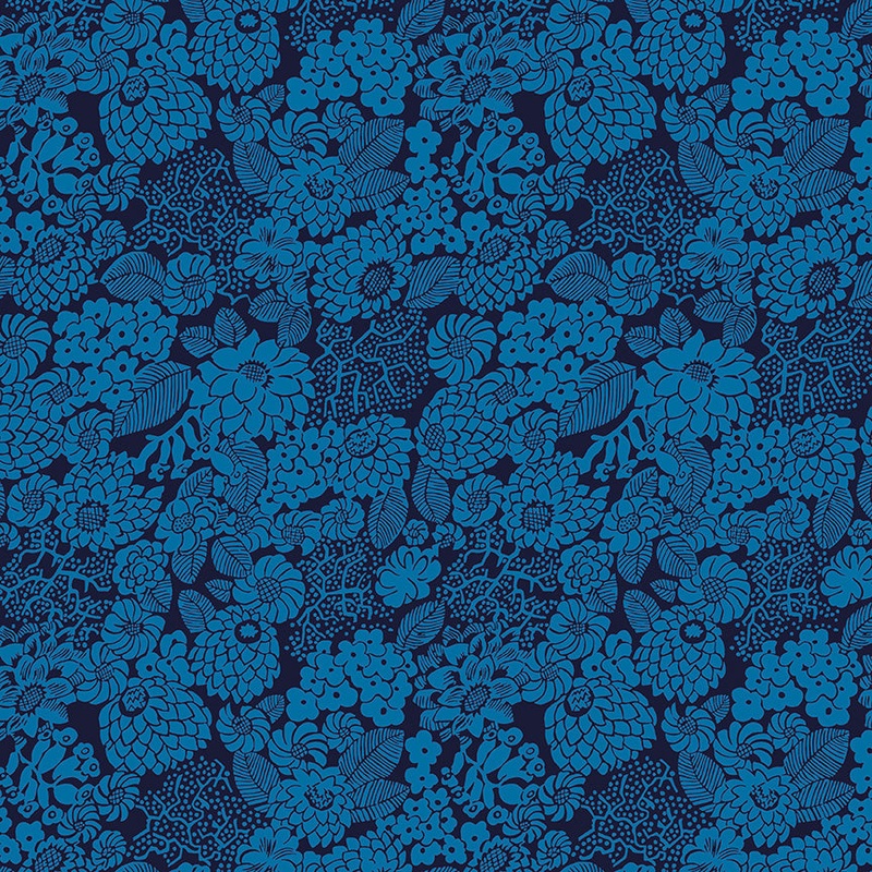 Dahlia Garden A-Fat Quarter 18"x22" & Half Yard 18"x44" & Full yard 36"x44"