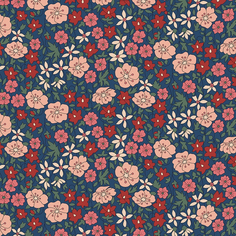 Daisy Delight C-Fat Quarter 18"x22" & Half Yard 18"x44" & Full yard 36"x44"