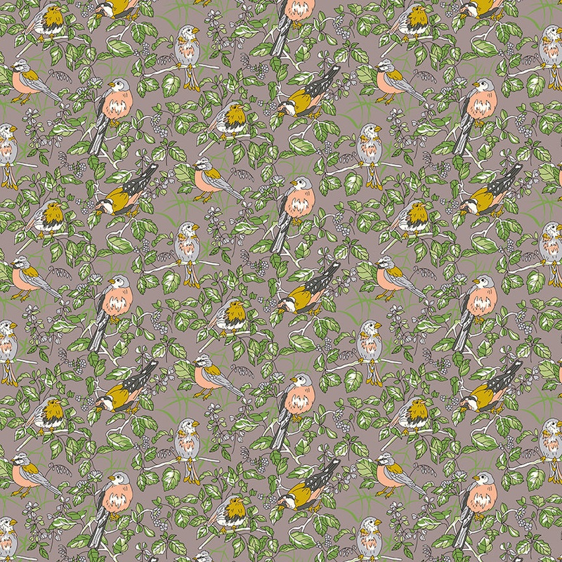 hedgerow Chorus A-Fat Quarter 18"x22" & Half Yard 18"x44" & Full yard 36"x44"