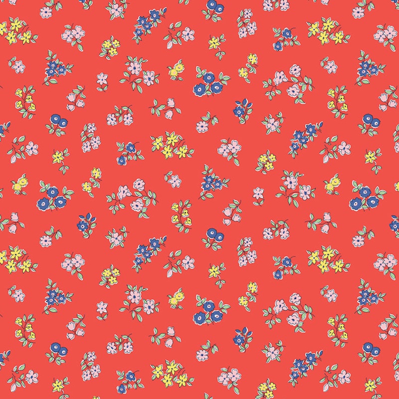 Heirloom 2 Posy Sprig B-Fat Quarter 18"x22" & Half Yard 18"x44" & Full yard 36"x44"