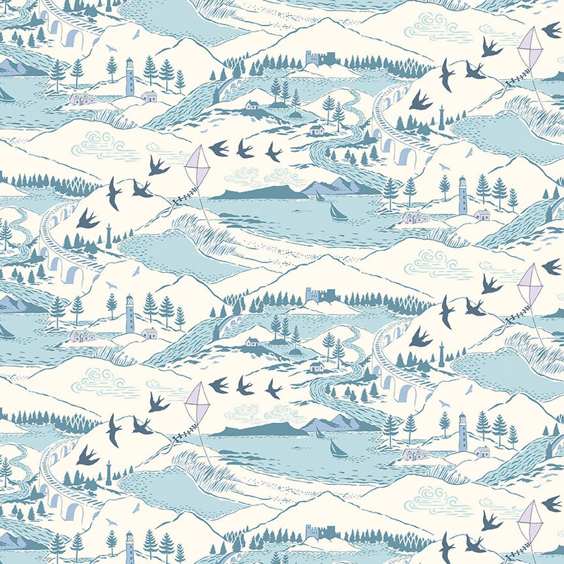 Highlands and Islands-Fat Quarter 18"x22" & Half Yard 18"x44" & Full yard 36"x44"