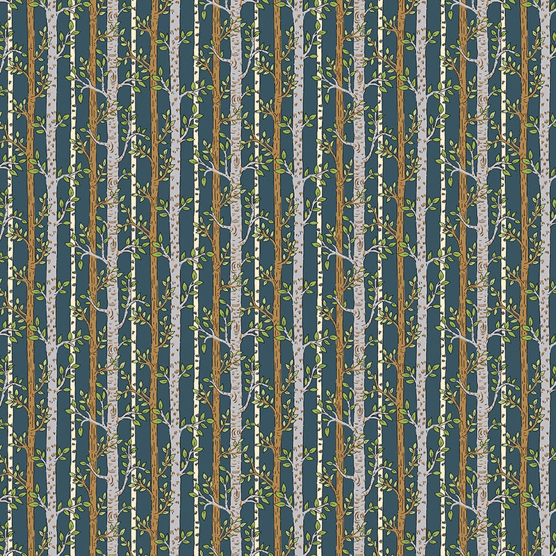 Into The Woods A-Fat Quarter 18"x22" & Half Yard 18"x44" & Full yard 36"x44"