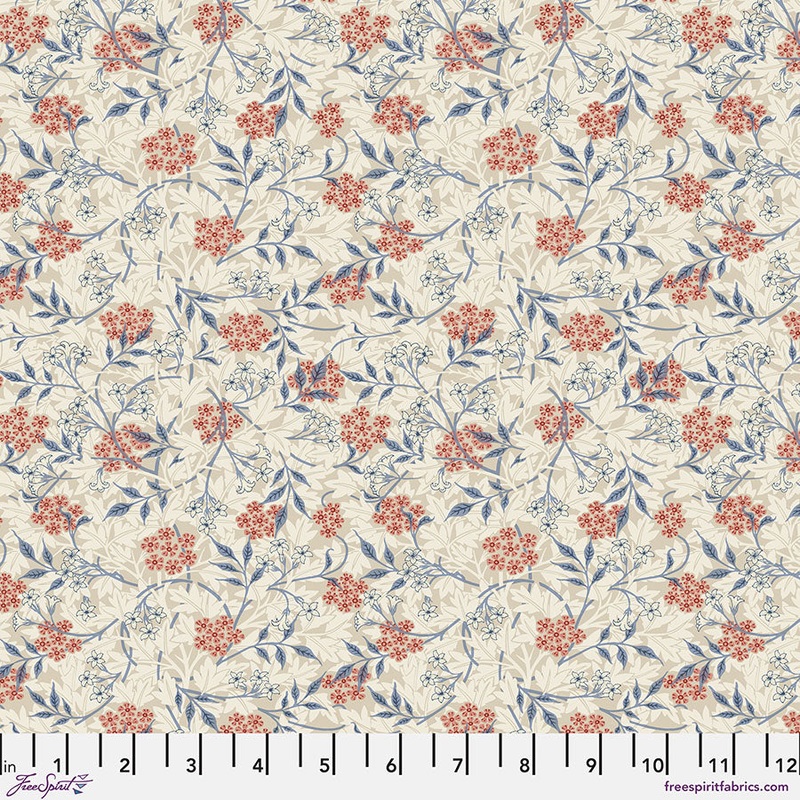 Jasmine Multi Cotton Lawn-Half Yard 18"x54" & Full yard 36"x54"