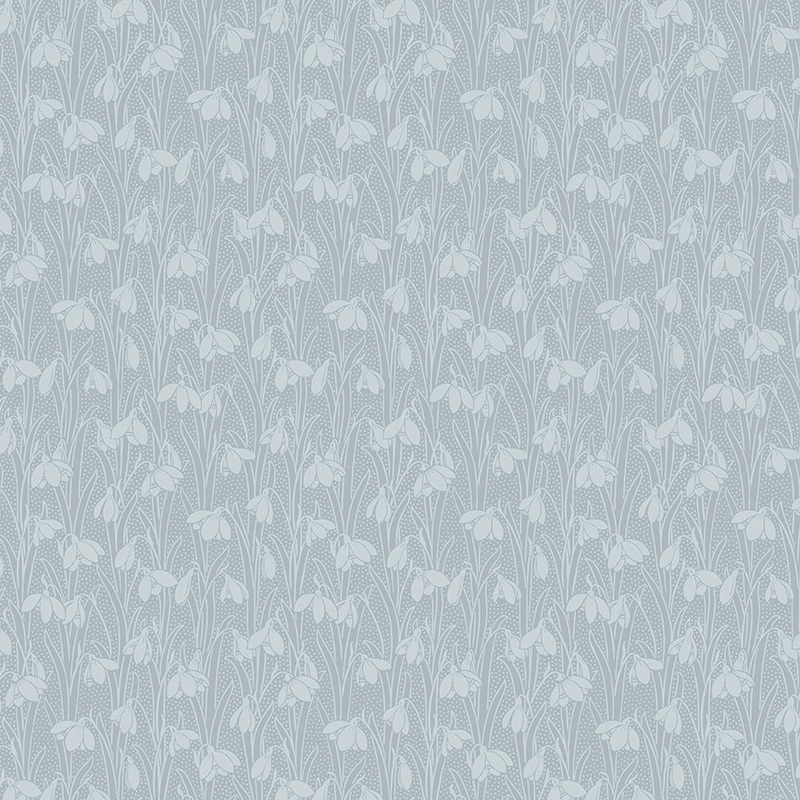 Liberty Lasenby Snowdrop Spot Polar Grey