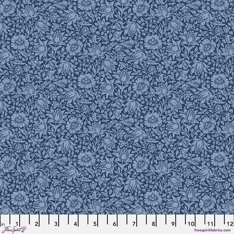 Mallow Inky Cotton Lawn-Half Yard 18"x54" & Full yard 36"x54"