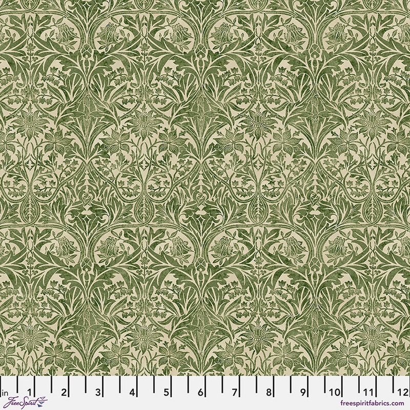 Medium Bluebell Green-Fat Quarter 18"x22" & Half Yard 18"x44" & Full yard 36"x44"