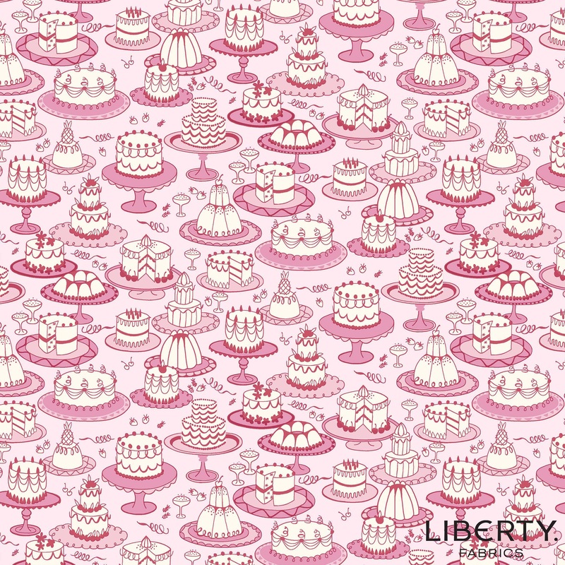 Picnic Trifle Afternoon Tea C-Fat Quarter 18"x22" & Half Yard 18"x44" & Full yard 36"x44"