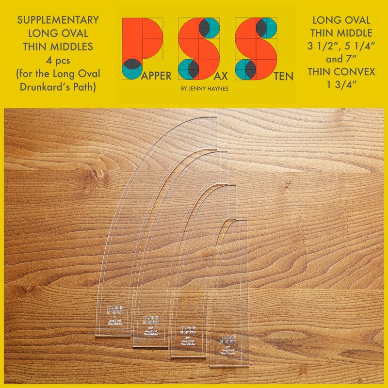 Set 14-Supplementary Long Oval Thin Middles-4pcs