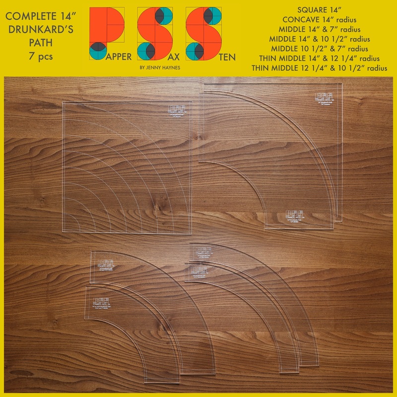 Set 5-Complete 14 Drunkard's Path-7pcs