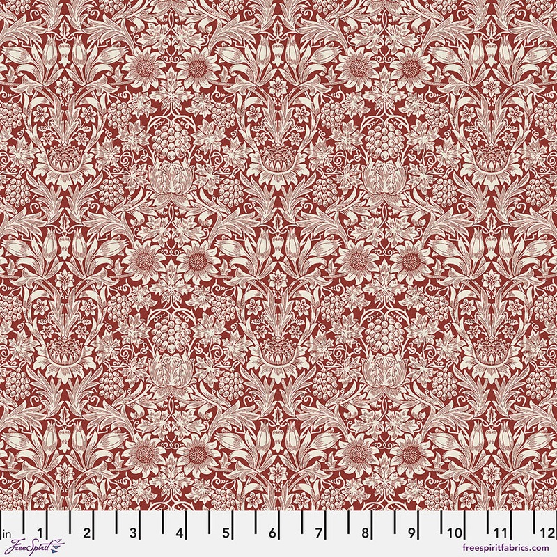 Sunflower Berry-Fat Quarter 18"x22" & Half Yard 18"x44" & Full yard 36"x44"