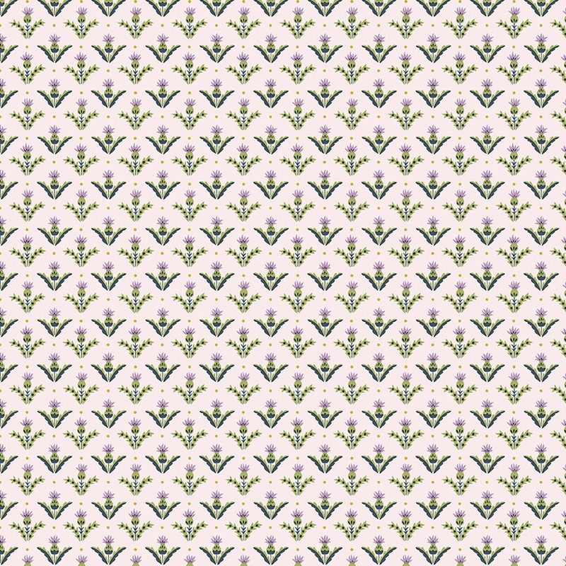 Tay Thistle A-Fat Quarter 18"x22" & Half Yard 18"x44" & Full yard 36"x44"