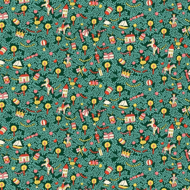 Toy Tree A-Fat Quarter 18"x22" & Half Yard 18"x44" & Full yard 36"x44"