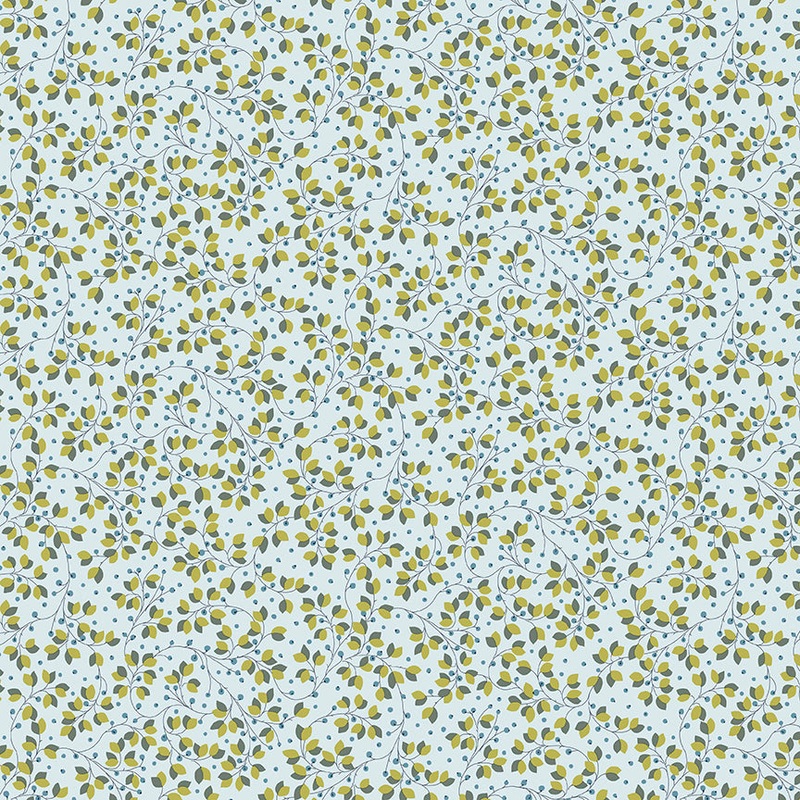 Wild Blueberries-Fat Quarter 18"x22" & Half Yard 18"x44" & Full yard 36"x44"