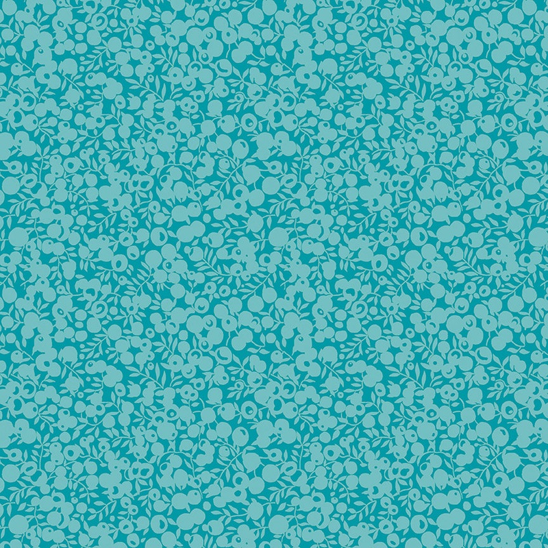 Wiltshire Shadow Aquamarine-Fat Quarter 18"x22" & Half Yard 18"x44" & Full yard 36"x44"