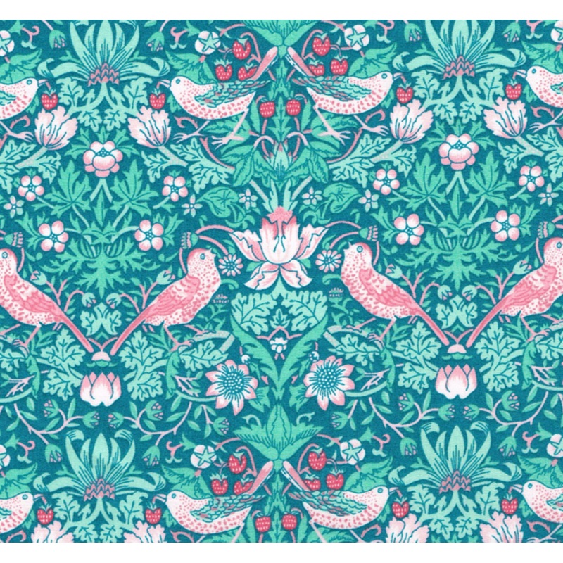Alice Caroline Exclusive Liberty Tana Lawn- The Strawberry Thief Wild Mint X