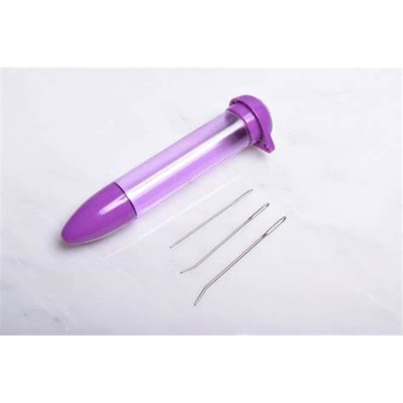 Darning Needle Set - Lace Tips in Purple Tube