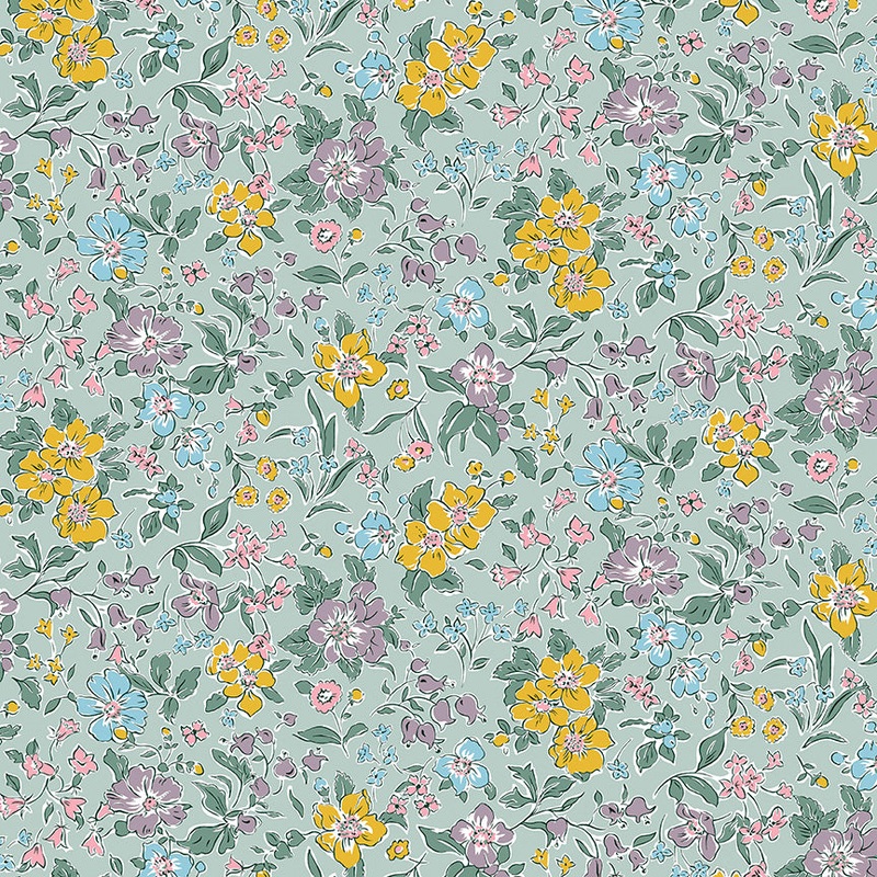 Heirloom Spring-Spring Petals-Fat Quarter 18"x22" & Half Yard 18"x44" & Full yard 36"x44"