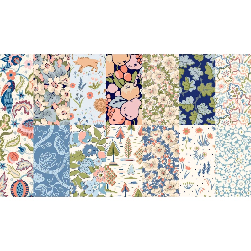 Liberty Tree of Life Woodland Pastels 5 Charm pack