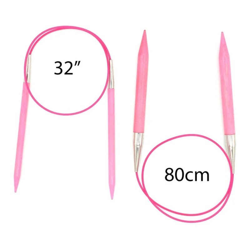 Lykke Fixed Circular Needles 80 cm / 32 - BLUSH