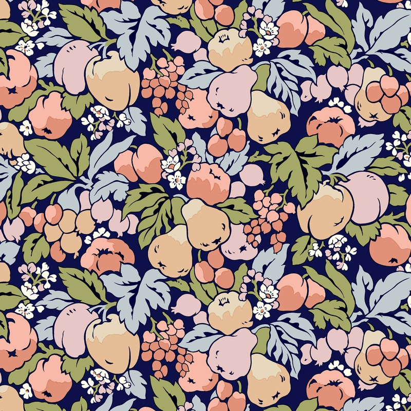 Orchard Harvest B- Woodland pastels